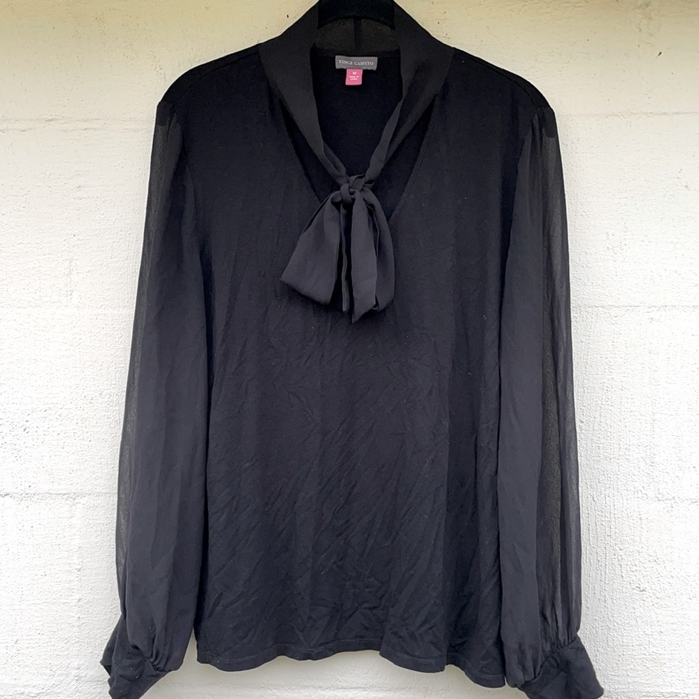 Vince Camuto Pussybow Shirt
